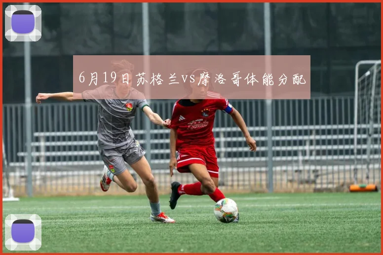 6月19日苏格兰vs摩洛哥体能分配